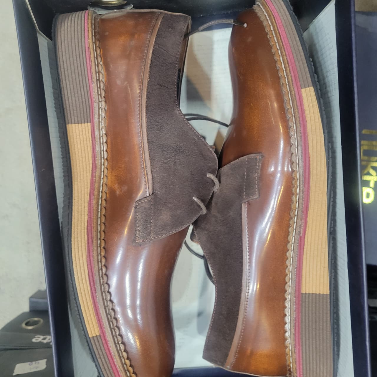 Nukte Brown Shoes From Turkey