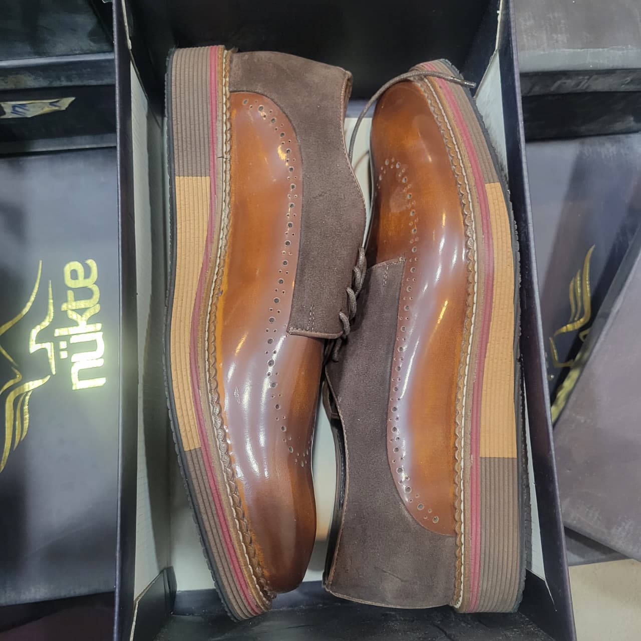 Nukte Turkish Shoes Brown
